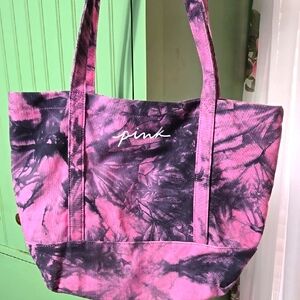 PINK Victoria's Secret Tie-Dye Tote Bag.